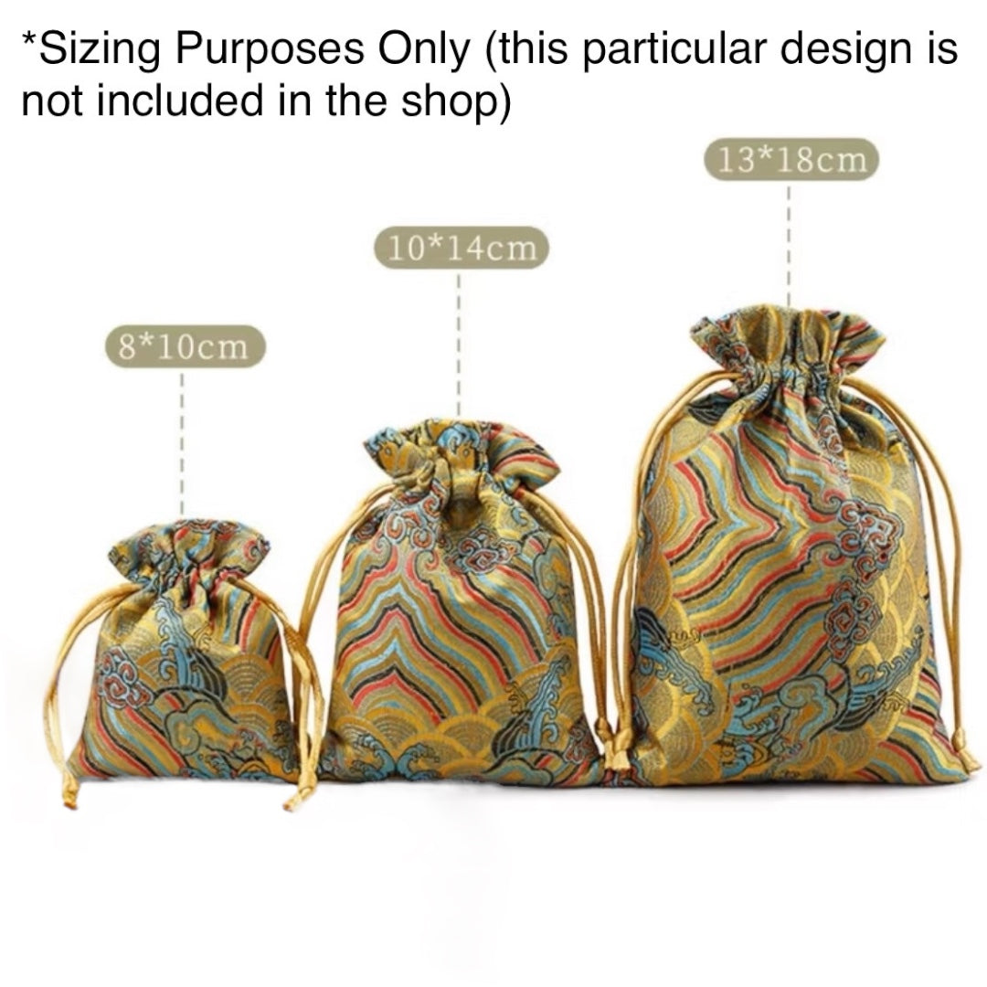 Five Elements Seigaiha Pouch